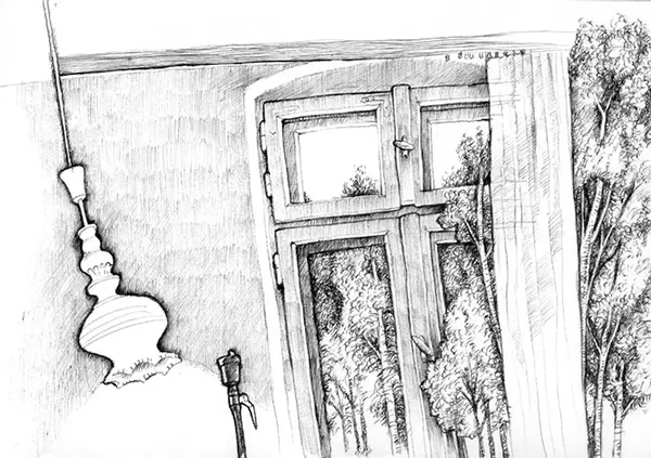 Forester's Lodge Window